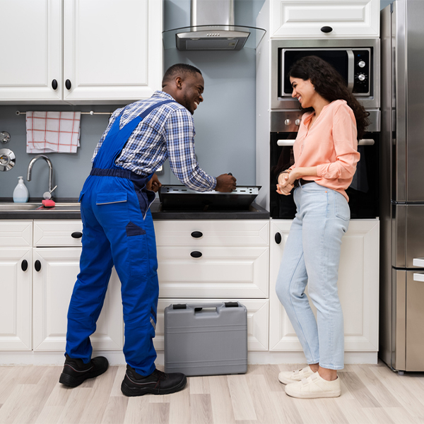 what kind of warranty do you offer on your cooktop repair services in Concord